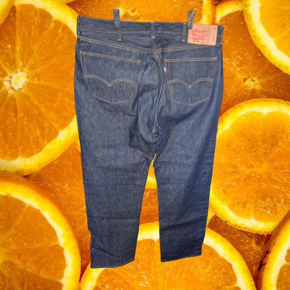 Levi's  501 XX Button Fly Dark‎ Wash Jeans Size 40x34 - Picture 5 of 7